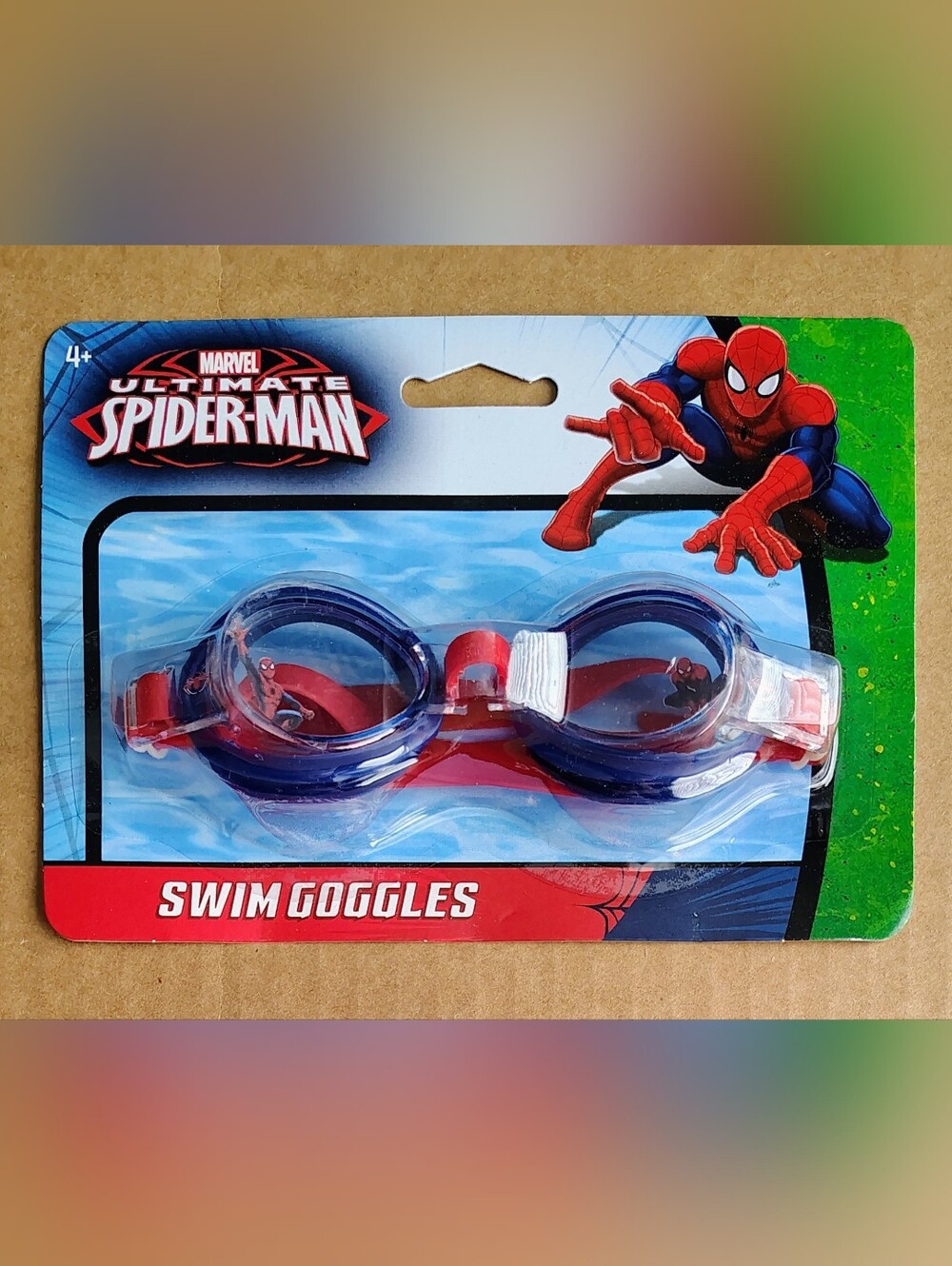 Marvel Spider-Man Kids Swim Goggles - Blue/Red 2pack